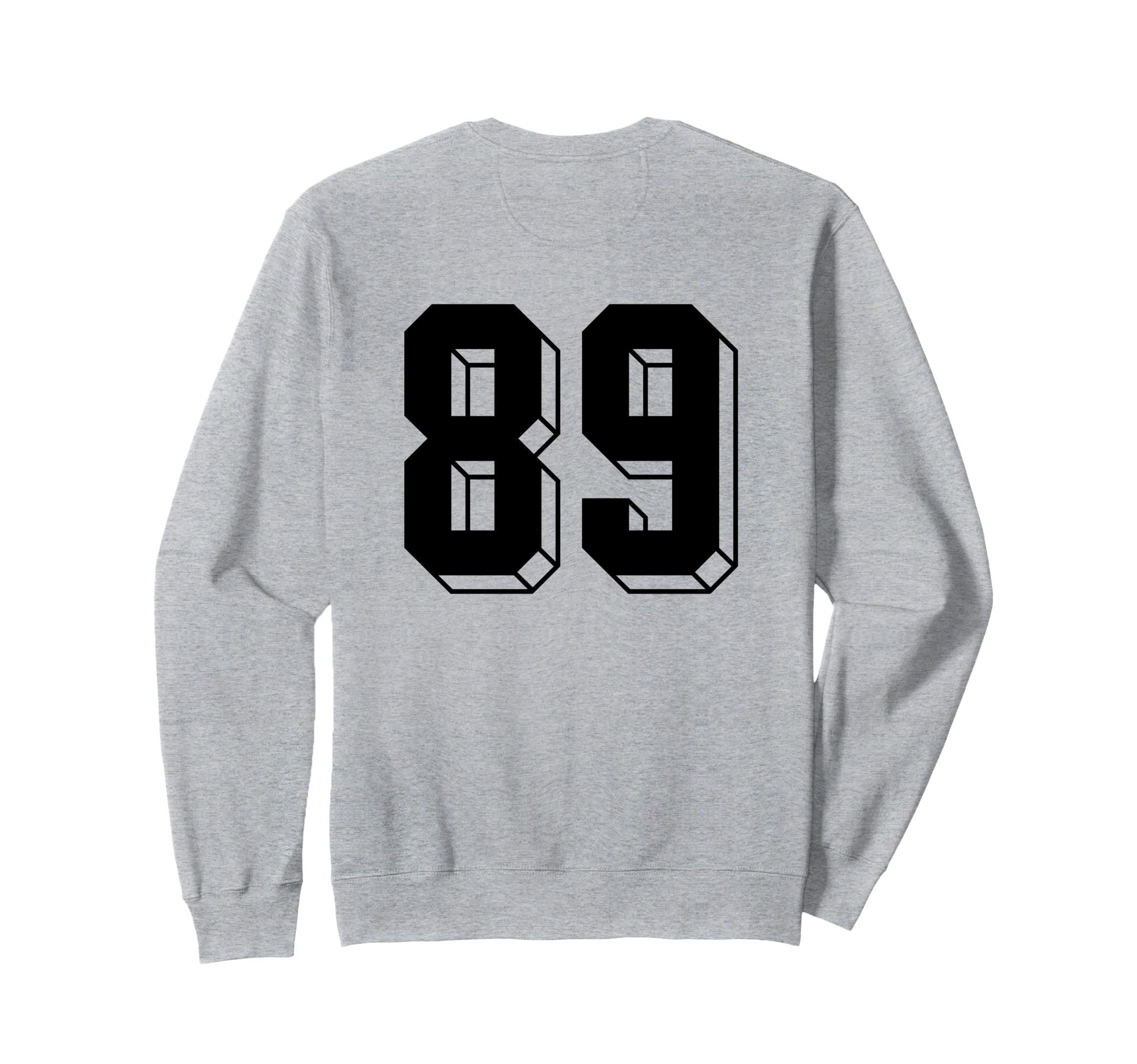 Number 89 Backside 80S 90S Team Jersey Sweatshirt - Graphic Print Unisex