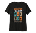 Soccer Player Tri Blend T-Shirt - Novelty Apparel for Adults