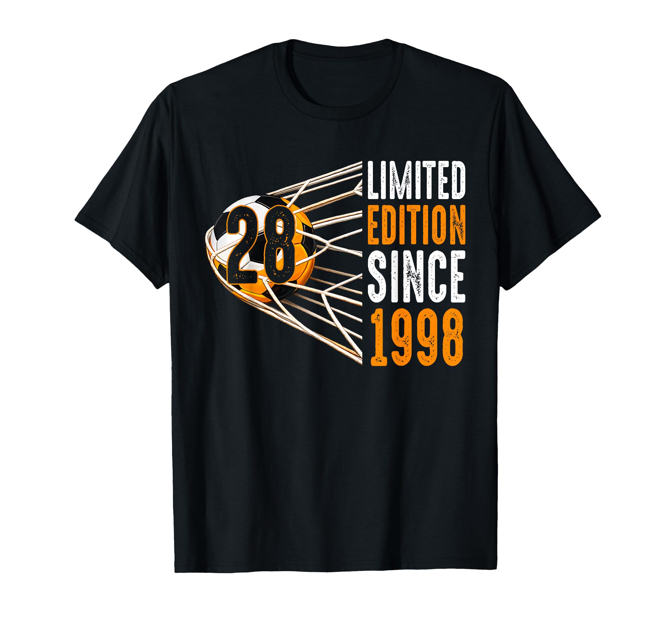 Soccer 28 Years Old Since 1998 28Th T-Shirt - Aesthetic Graphic for Adults