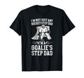 Im Hockey Goalie Step Dad Hockey T-Shirt - Aesthetic Graphic Men Women