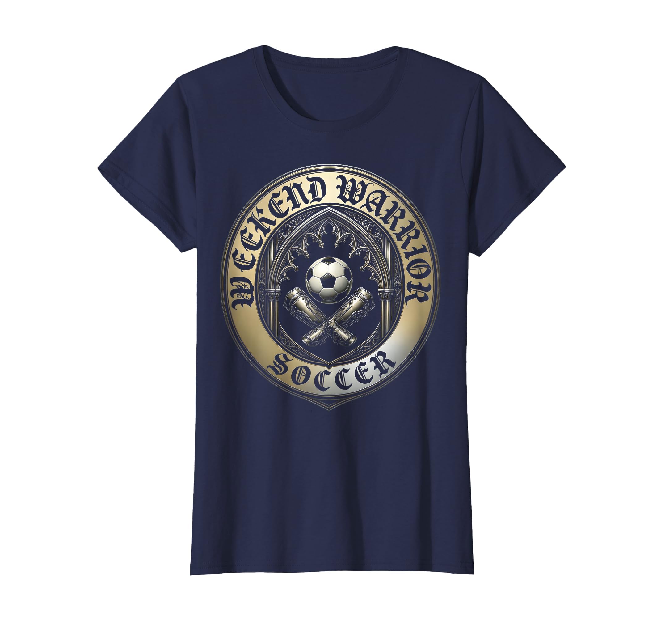 Weekend Warrior Soccer T-Shirt - Fun Novelty Design for Adults
