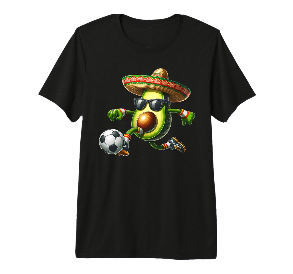 Soccer Lovers Cinco De Mayo Sombrero T-Shirt - Casual Everyday Wear Unisex