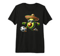 Soccer Lovers Cinco De Mayo Sombrero T-Shirt - Casual Everyday Wear Unisex