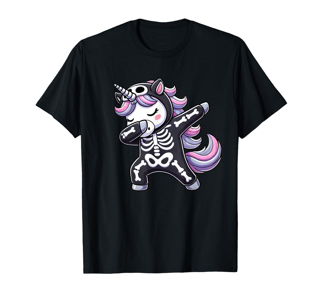 Halloween Spooky Unicorn T-Shirt - Custom Art Print for Adults