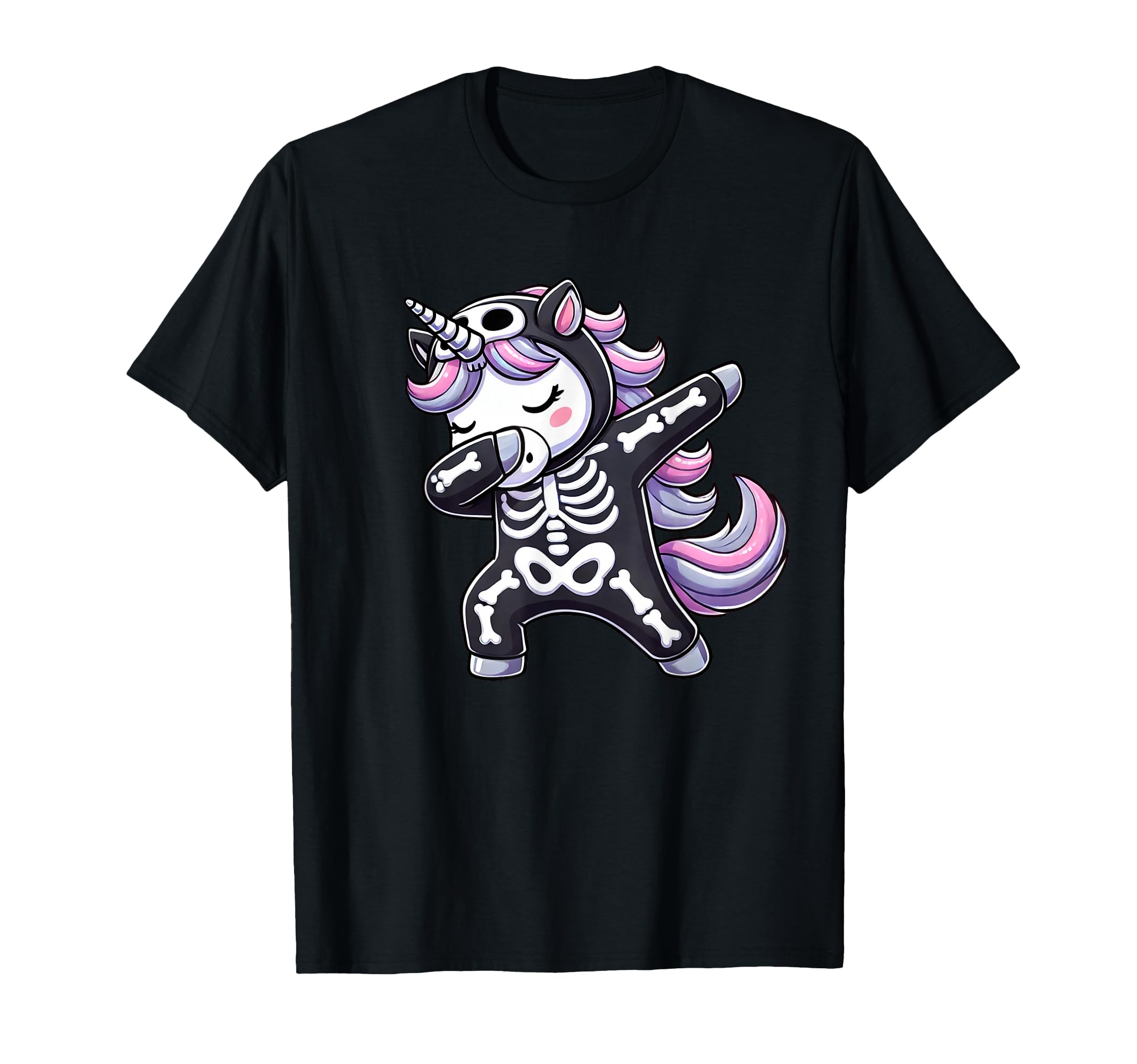Halloween Spooky Unicorn T-Shirt - Custom Art Print for Adults