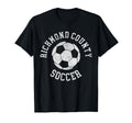 Richmond County Soccer Distressed 90S T-Shirt - Graphic Print Unisex