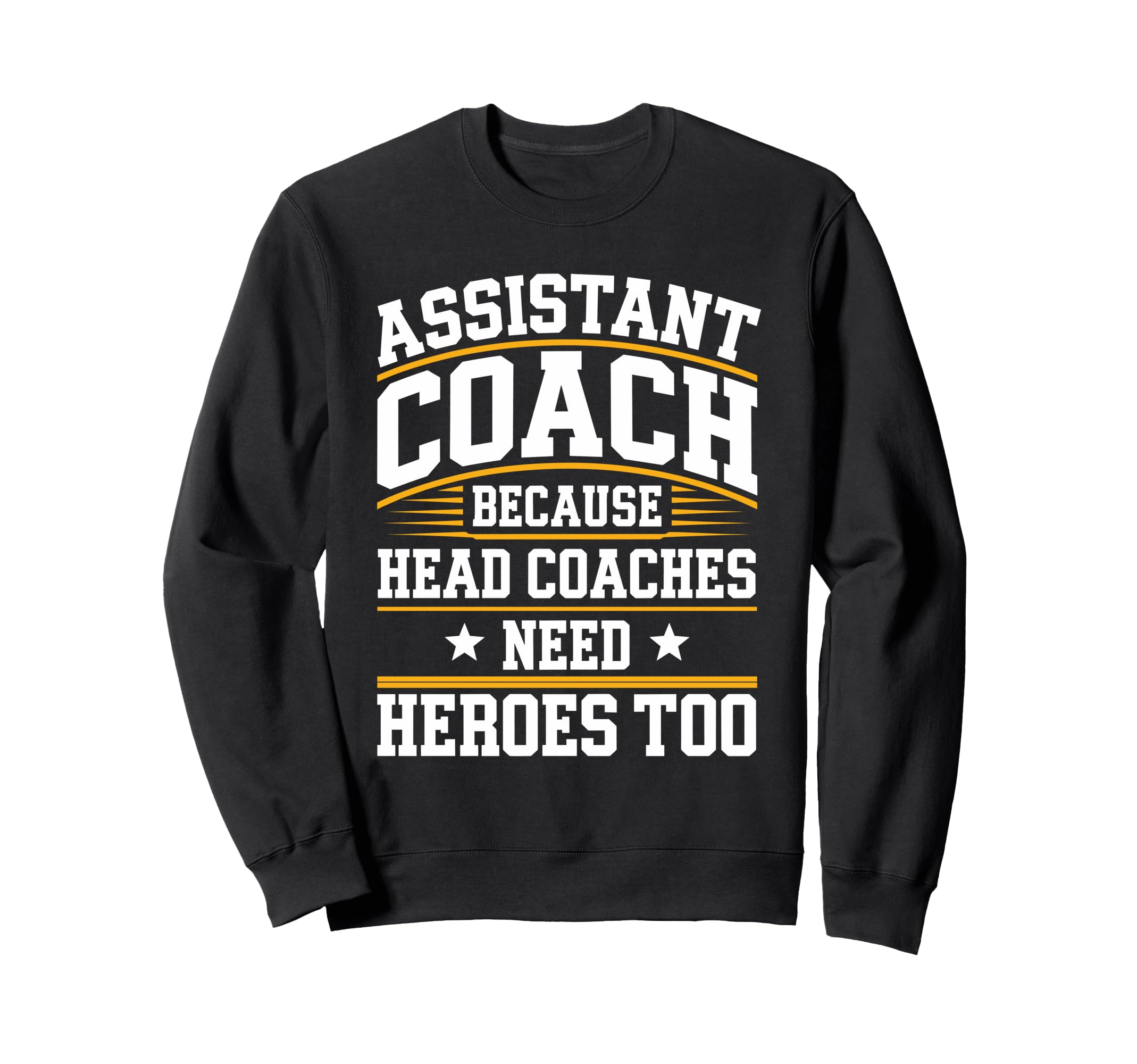 Funny Assistant Coach Soccer Sweatshirt - Fun Novelty Design for Adults