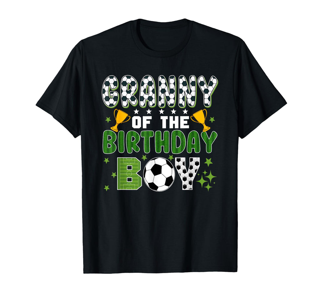 Granny Birthday Soccer Group Family T-Shirt - Unique Graphic Men Women