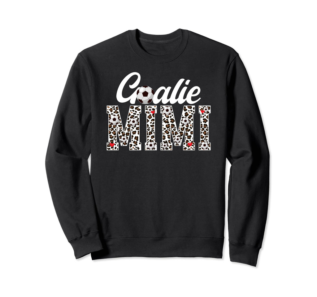 Soccer Goalie Mimi Leopard Mimi Sweatshirt - Trendy Graphic for Adults