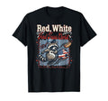 Red White And Jesus Christ Patriotic T-Shirt - Unique Graphic Men Women