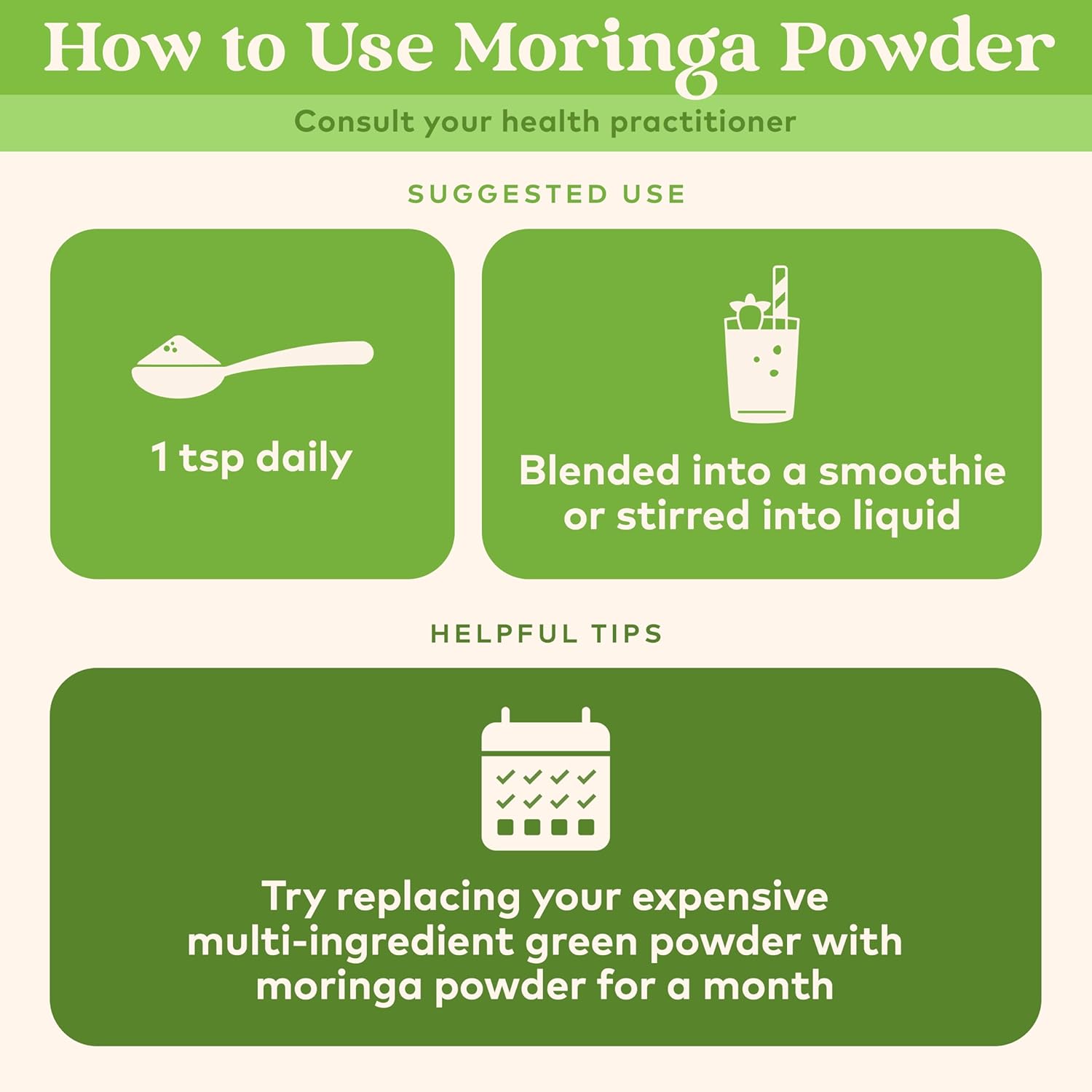 Organic India Moringa Leaf Powder (8 Oz.)