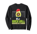 Soccer Goalie Brick Wall Sweatshirt - Streetwear Style for Adults