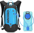 Hydration Backpack, Lightweight Hydration Pack with 2L Water Bladder, 6L Water Backpack for Men Women Cycling, Hiking, Mountain Biking, Skiing