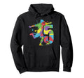 5 Soccer Birthday Gift Soccer Fan Sports Hoodie - Graphic Print Unisex