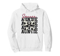 Soccer Auntie Funny Coquette Bow Hoodie - Custom Art Print for Adults
