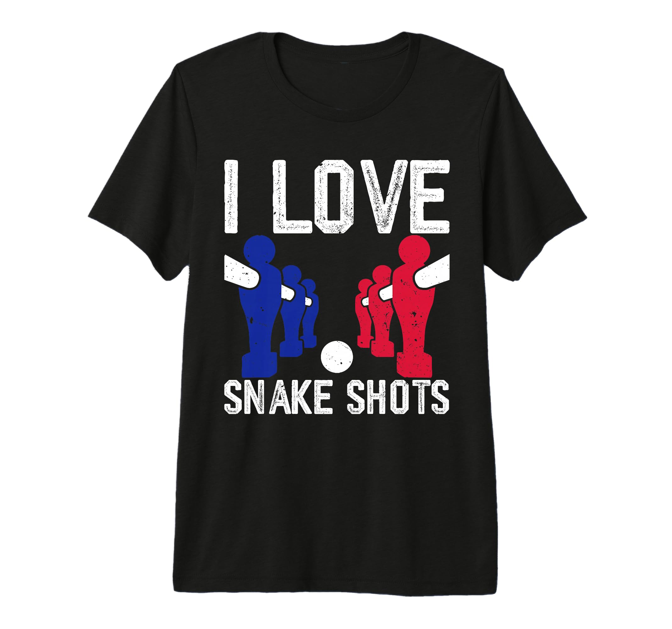 I Love Snake Shots Tri Blend T-Shirt - Trendy Graphic Unisex