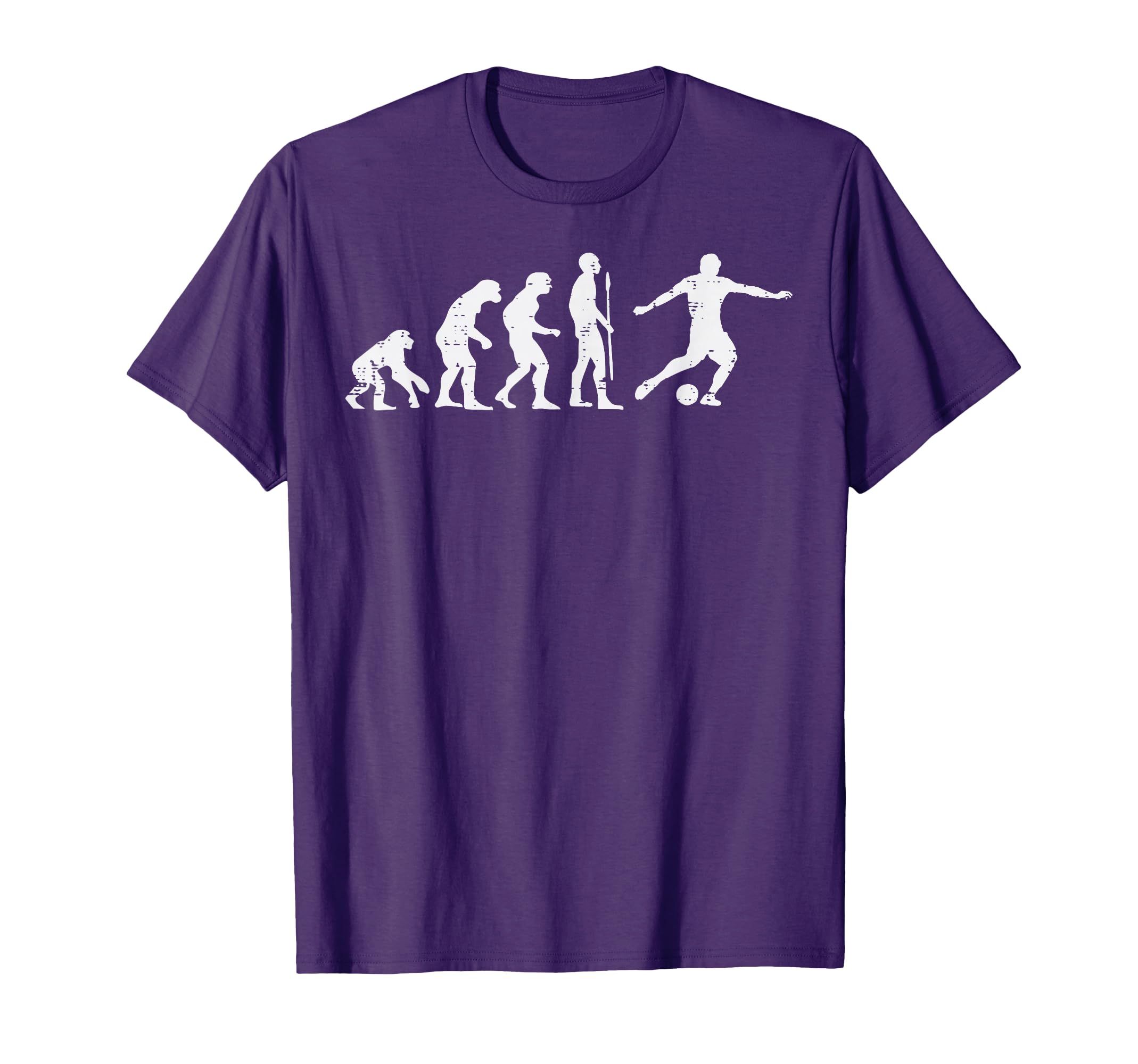 Human Evolution Soccer Funny Football T-Shirt - Aesthetic Graphic Unisex