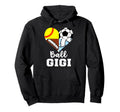 Ball Gigi Soccer Football Softball Hoodie - Novelty Apparel for Adults