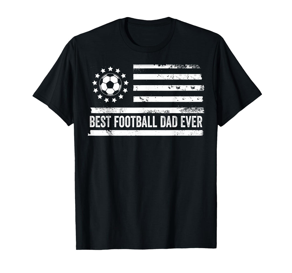 Football Soccer Coach Us American Flag T-Shirt - Unique Graphic Unisex