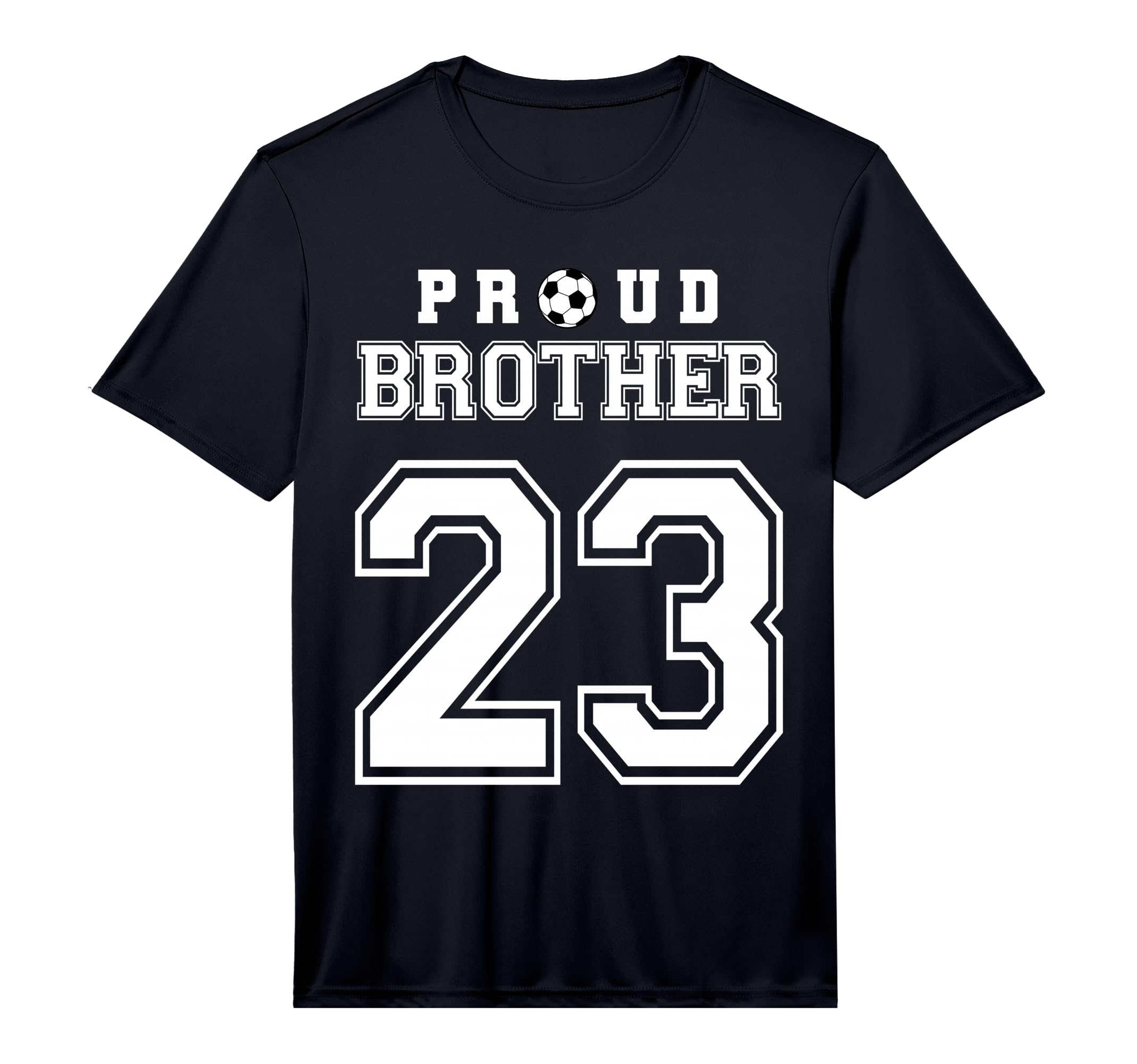 Number 23 Custom Proud Soccer Futbol T-Shirt - Novelty Apparel Unisex