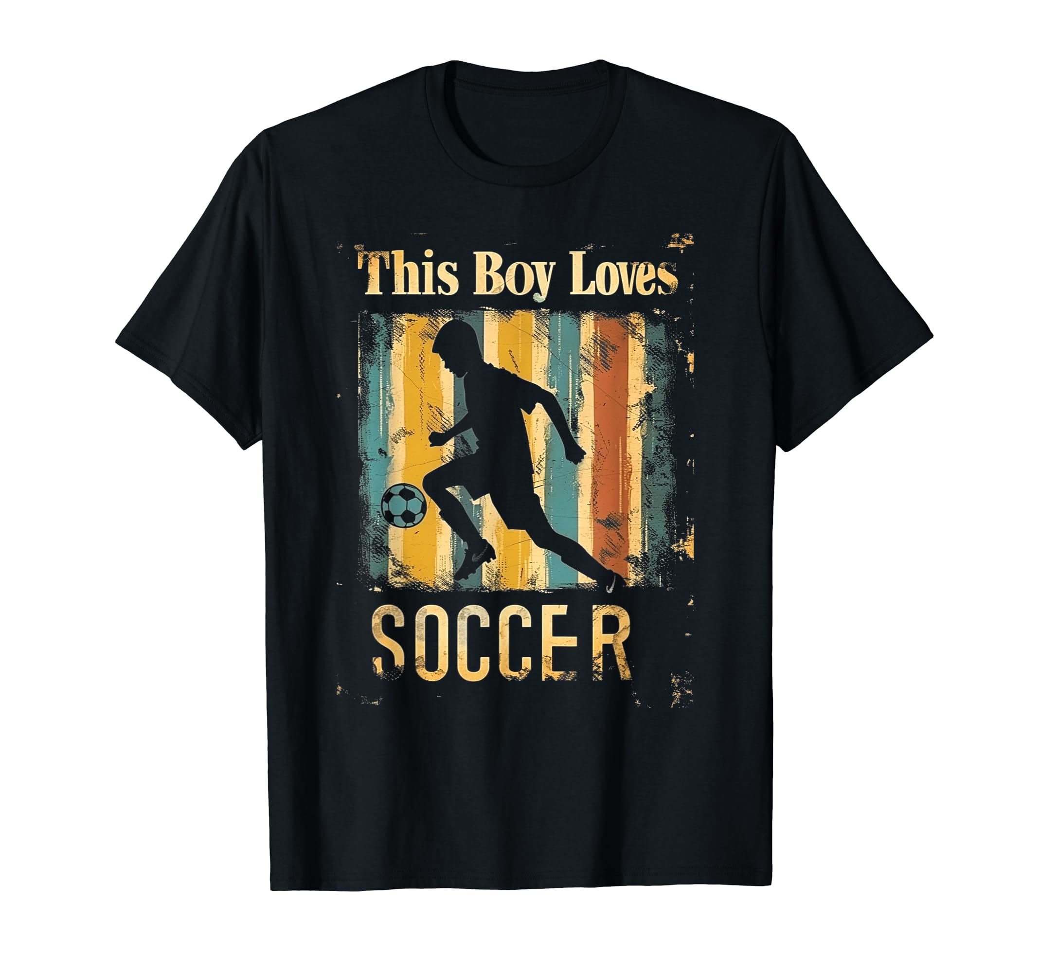 Soccer This Loves Soccer Sports Fan T-Shirt - Casual Everyday Wear Unisex