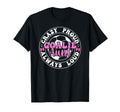 Crazy Proud Soccer Goalie Aunt Soccer T-Shirt - Minimalist Print Men Women