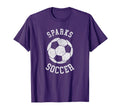 Sparks Soccer Distressed 90S T-Shirt - Fun Novelty Design Unisex