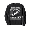 Behind Every Great Save Is Dad Soccer Sweatshirt - Graphic Print Men Women