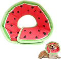 Soft Dog Cone Collar for Dogs After Surgery, Adjustable Dog Recovery Cone Collar for Medium Small Puppy Dogs and Cats to Stop Licking (Watermelon XL)