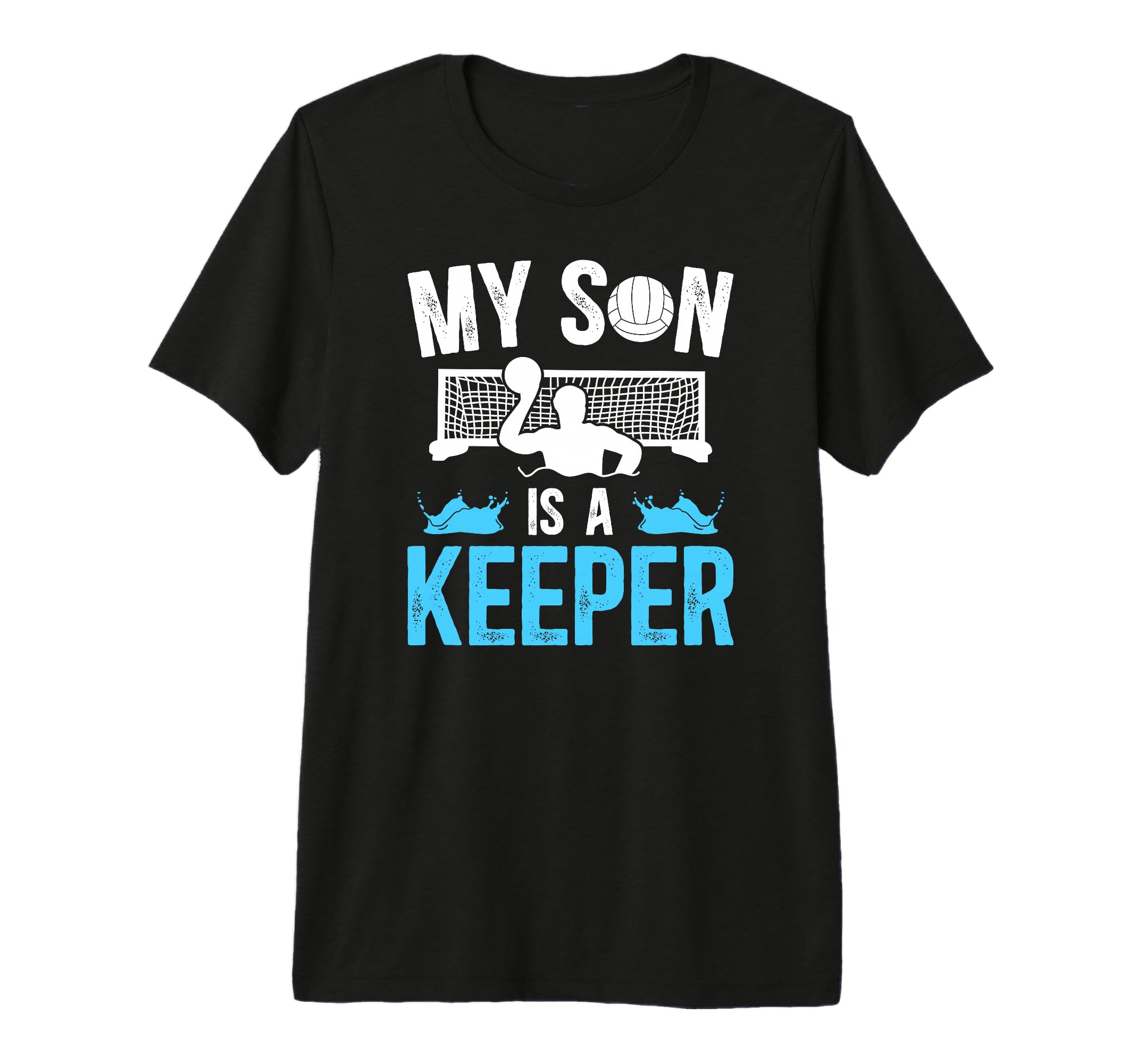 Mens Proud Water Polo Goalie Dad Water T-Shirt - Streetwear Style Unisex