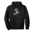 Funny T Rex Playing Soccer Fans Hoodie - Aesthetic Graphic for Adults