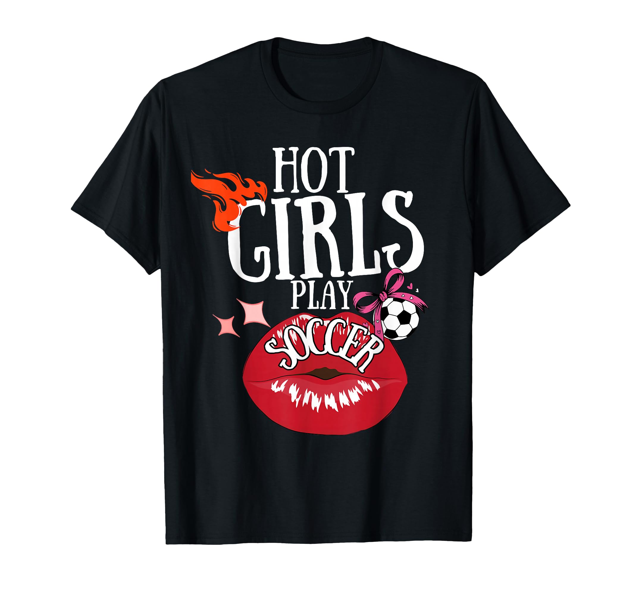 Hot Play Soccer Funny Soccer Soccer T-Shirt - Aesthetic Graphic for Adults