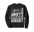 Senior 2027 Soccer Aunt Proud Sweatshirt - Fun Novelty Design Unisex