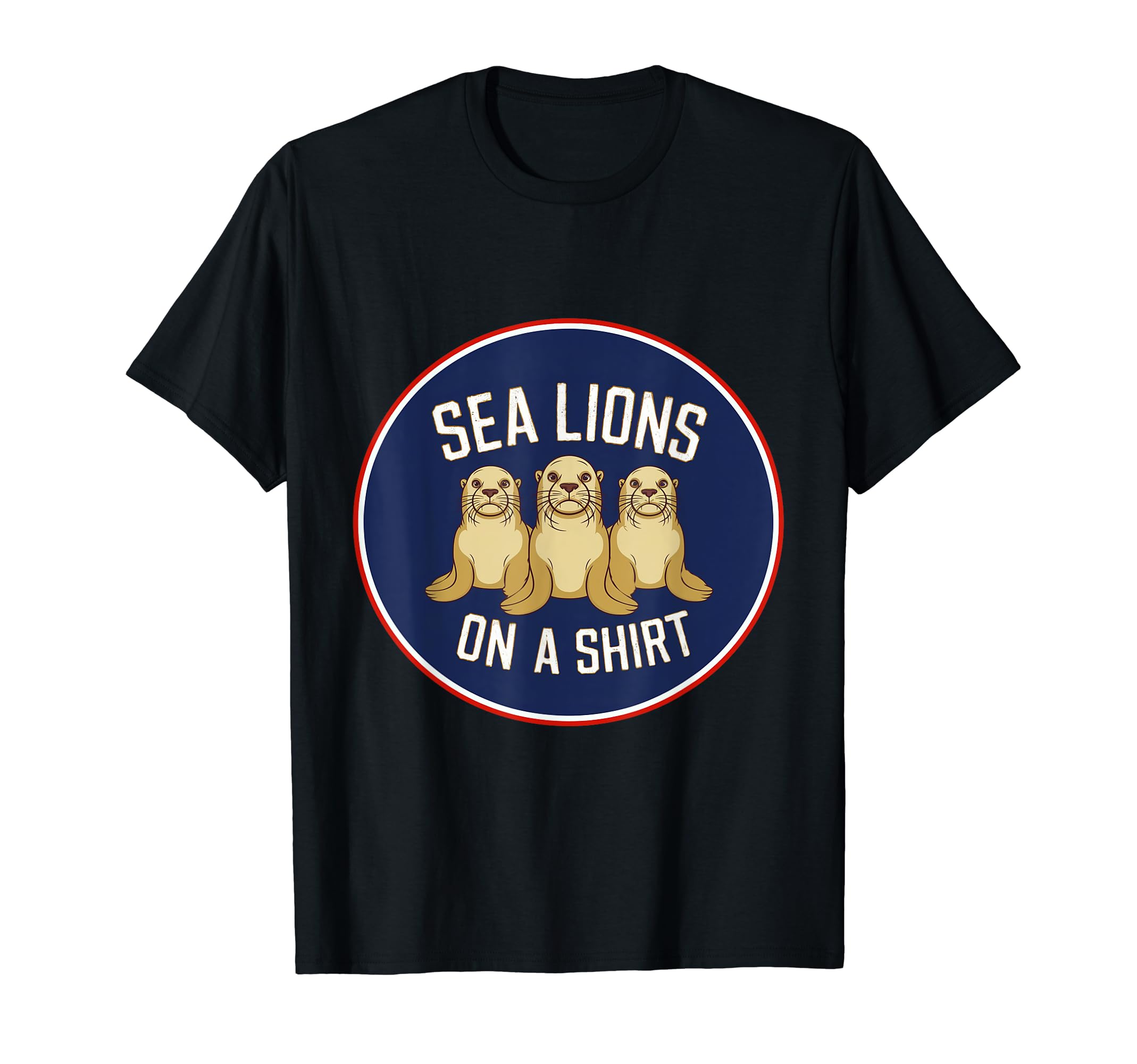 Sea Lions Funny Football Soccer T-Shirt - Trendy Graphic Men Women