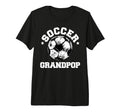Mens Soccer Grandpop Soccer Ball T-Shirt - Trendy Graphic Men Women