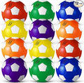 Libima 12 Pcs Soccer Balls with Pump Official Size 3/4/5 Soccer Ball Bulk for Child Adult School Sport Training Practice Christmas Operation