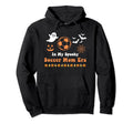 Soccer Mom Halloween Groovy And Spooky Hoodie - Graphic Print Unisex