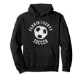 Fannin County Soccer Distressed 90S Hoodie - Streetwear Style Unisex