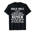 Hockey Goalie Uncle Hockey Keeper Uncle T-Shirt - Custom Art Print Unisex
