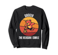 Bear Soccer Reason I Smile Sweatshirt - Custom Art Print Men Women