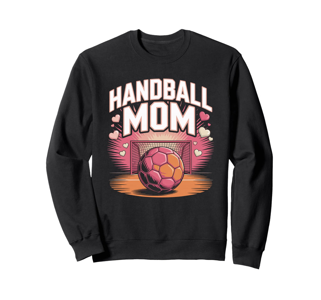 Handball Mom Heart Goalkeeper Sweatshirt - Minimalist Print Men Women