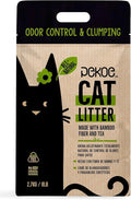 PeKoe All-Natural Odor Control & Clumping Cat Litter with Bamboo and Tea, 6-lb Bag (Pack of 1)