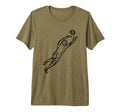 Soccer Goalkeeper Tri Blend T-Shirt - Graphic Print for Adults