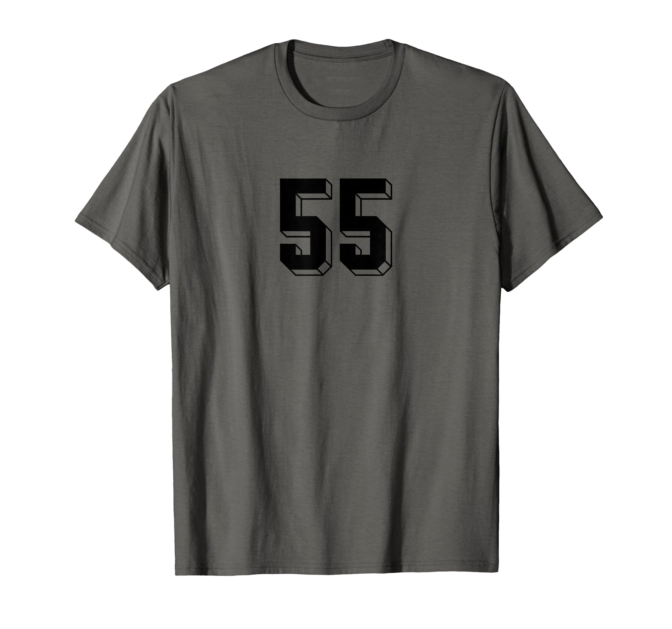 Number 55 80S 90S Soccer Team Jersey T-Shirt - Streetwear Style Unisex
