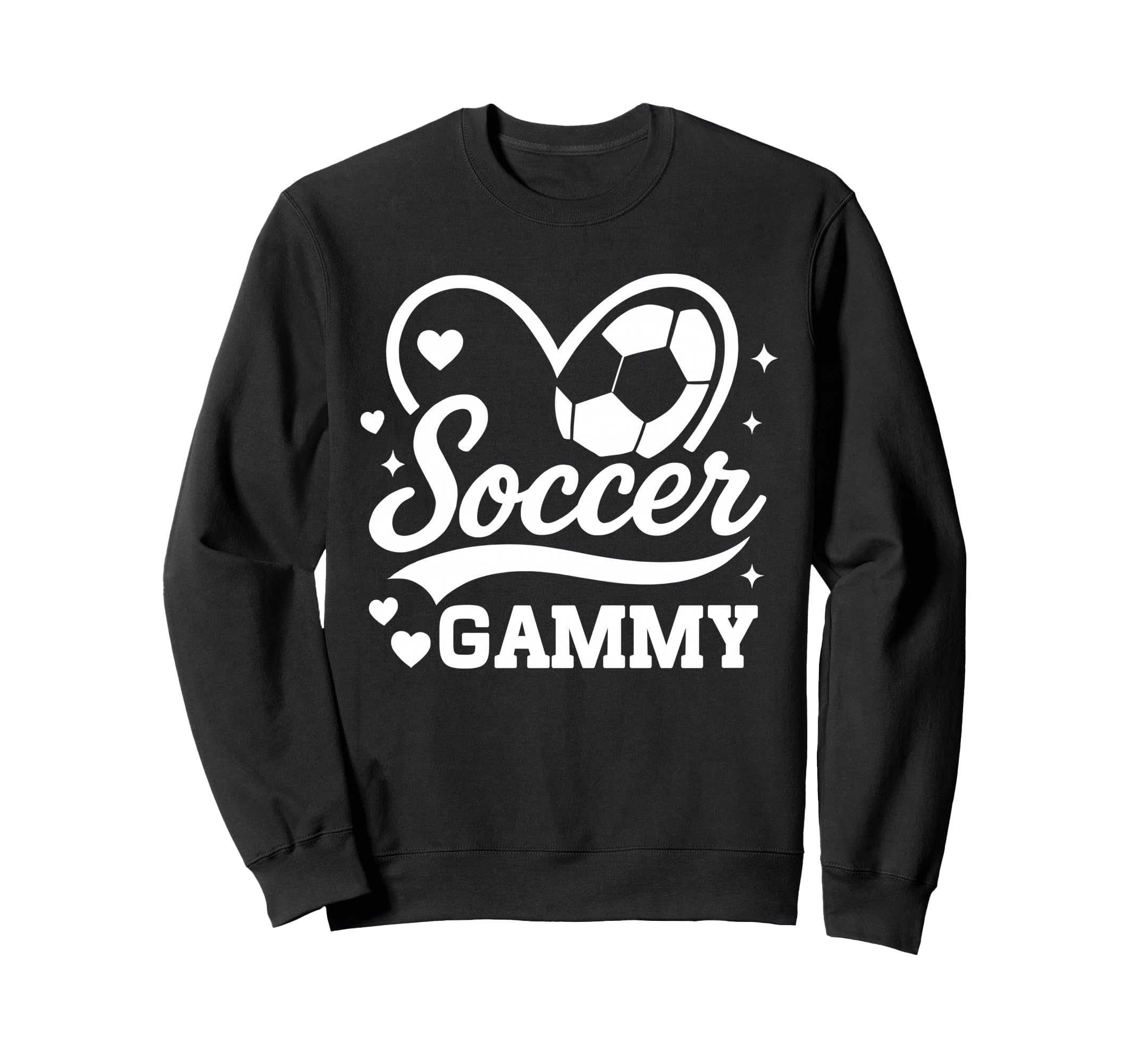 Soccer Gammy Heart Love Soccer Sweatshirt - Casual Everyday Wear Unisex
