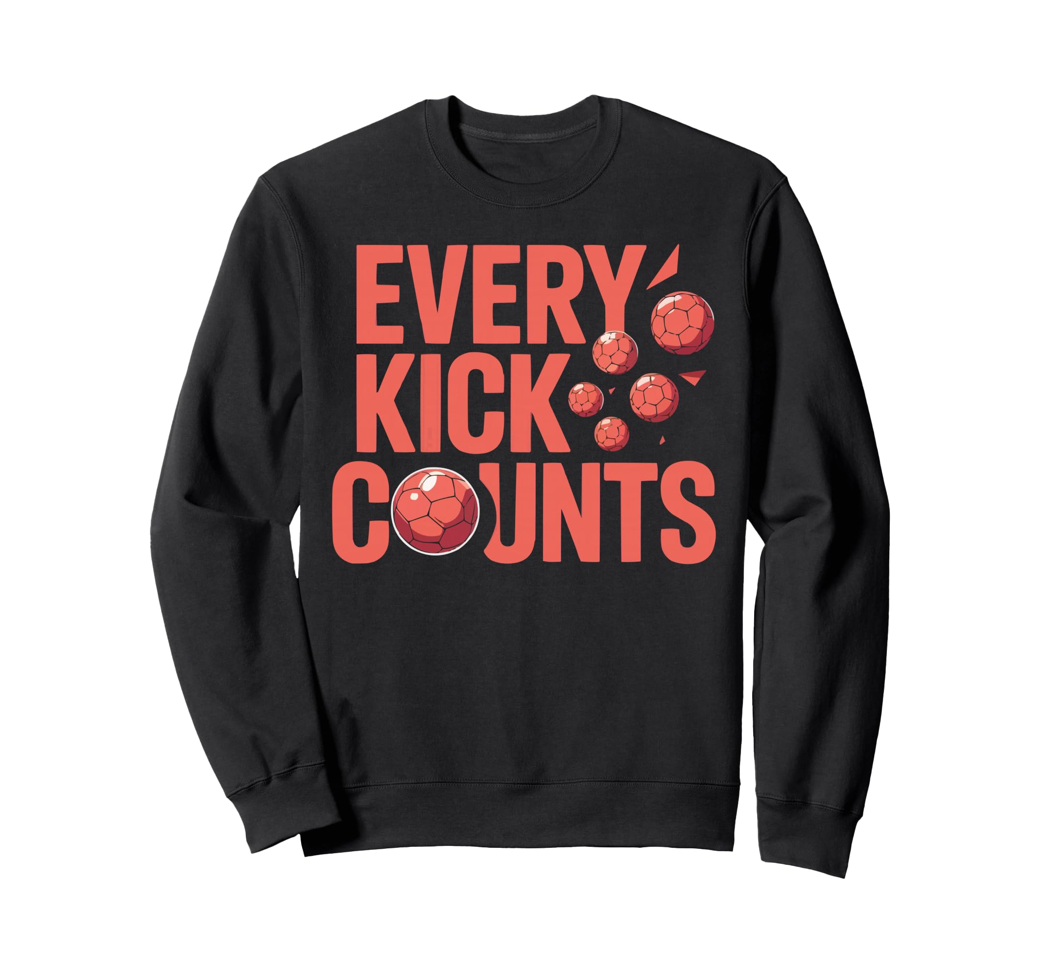 Love Kickball Player Soccer Baseball Sweatshirt - Unique Graphic Men Women
