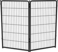 FXW Homeplus Unleashed Indoor Dog Playpen - Stress-Free and Safe Play, Heavy Duty 45 Inch 2 Wire Panels Dog Pen for Large Dogs, Black│Patented