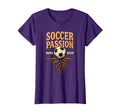 Soccer Passion Runs Deep Mens T-Shirt - Fun Novelty Design Unisex