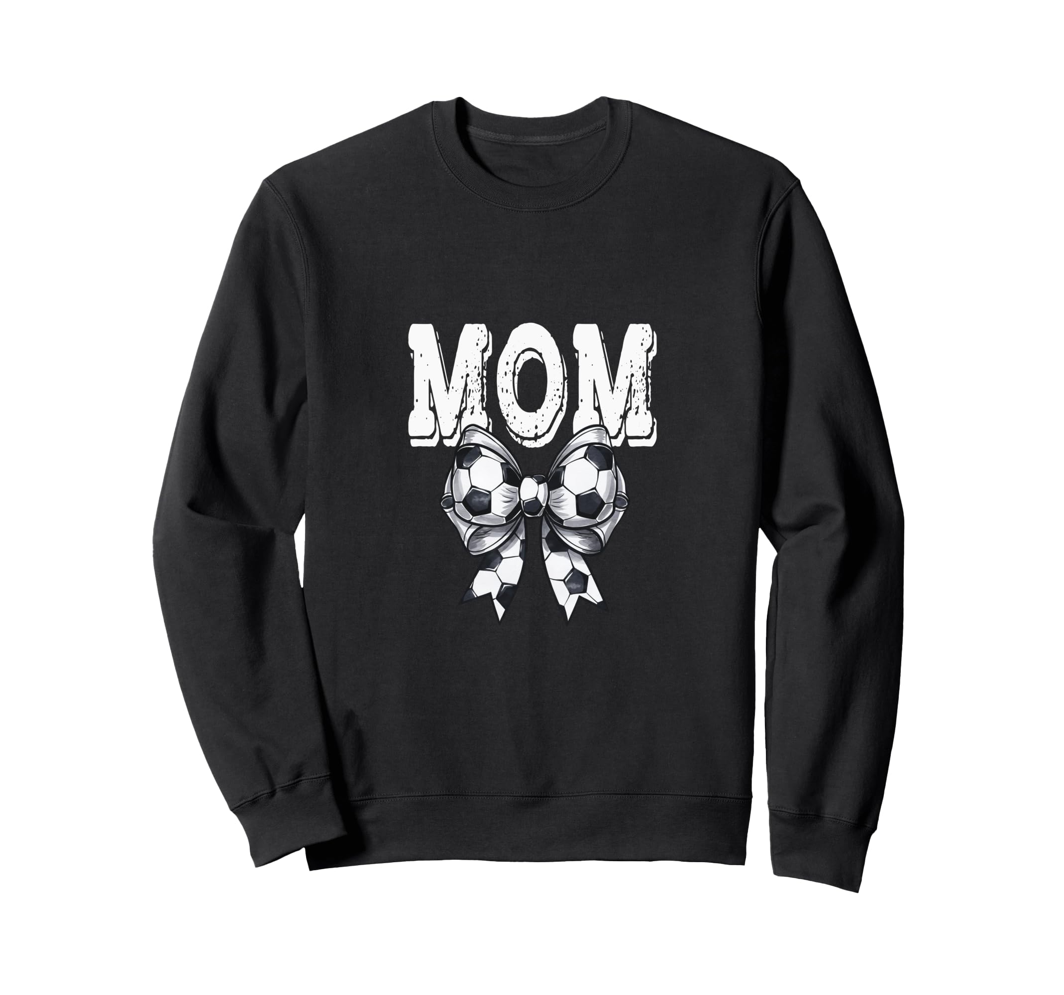 Coquette Soccer Bow Mom Sister Sweatshirt - Custom Art Print Men Women
