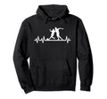 Soccer Pulse Heartbeat Heart Rate Hoodie - Aesthetic Graphic Men Women